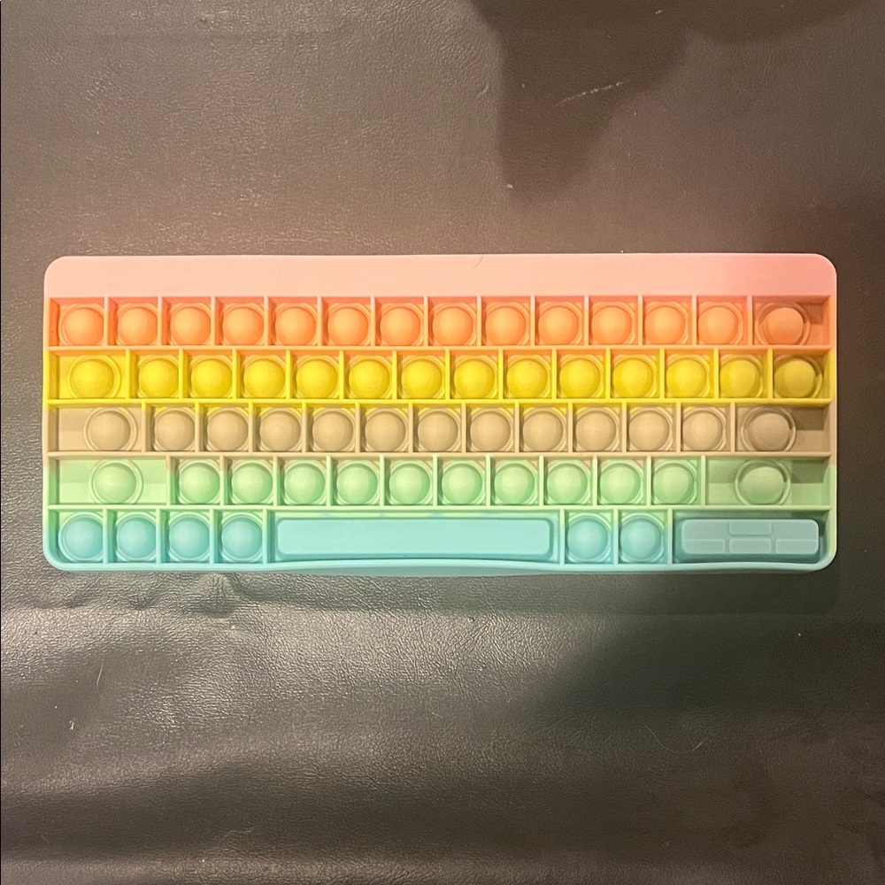Rainbow Pop It Keyboard